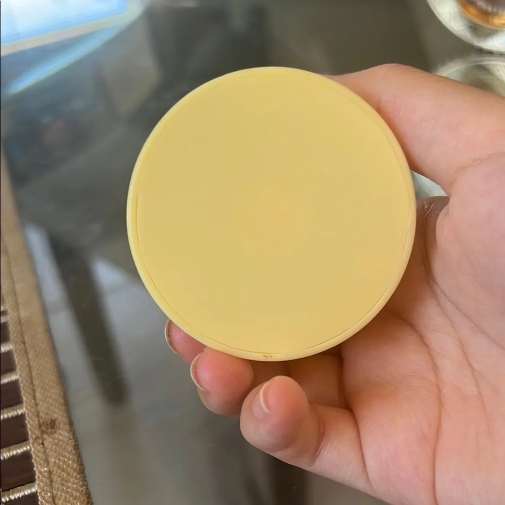 Yellow and Brown Flower-Shaped Mold